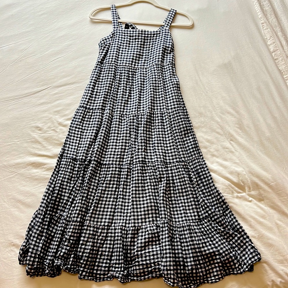 Abercrombie Gingham Midi Dress